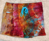 Large distressed shorts