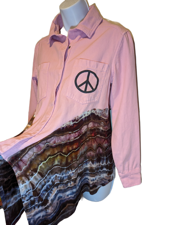 XS peace shacket