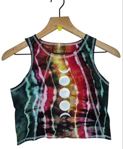 XS moon phase crop top