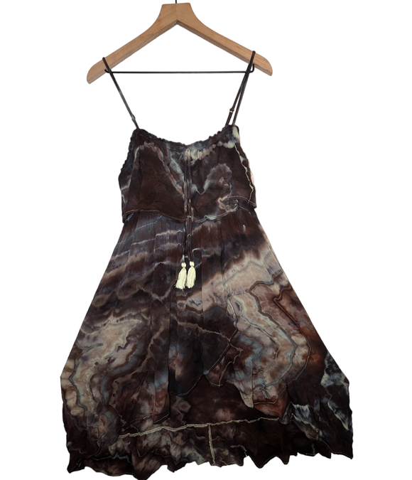 Large high low dress with adjustable straps