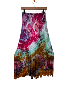 Small peekaboo maxi skirt