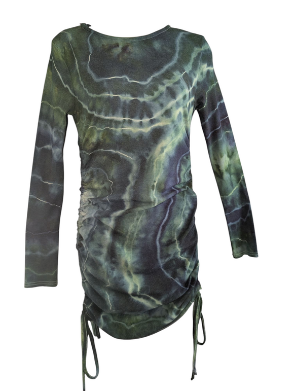 Medium long sleeve cinched bodycon