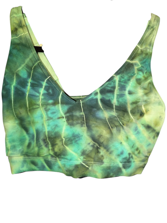 XL cotton padded bra top