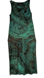 Large malachite maxi with chest pocket