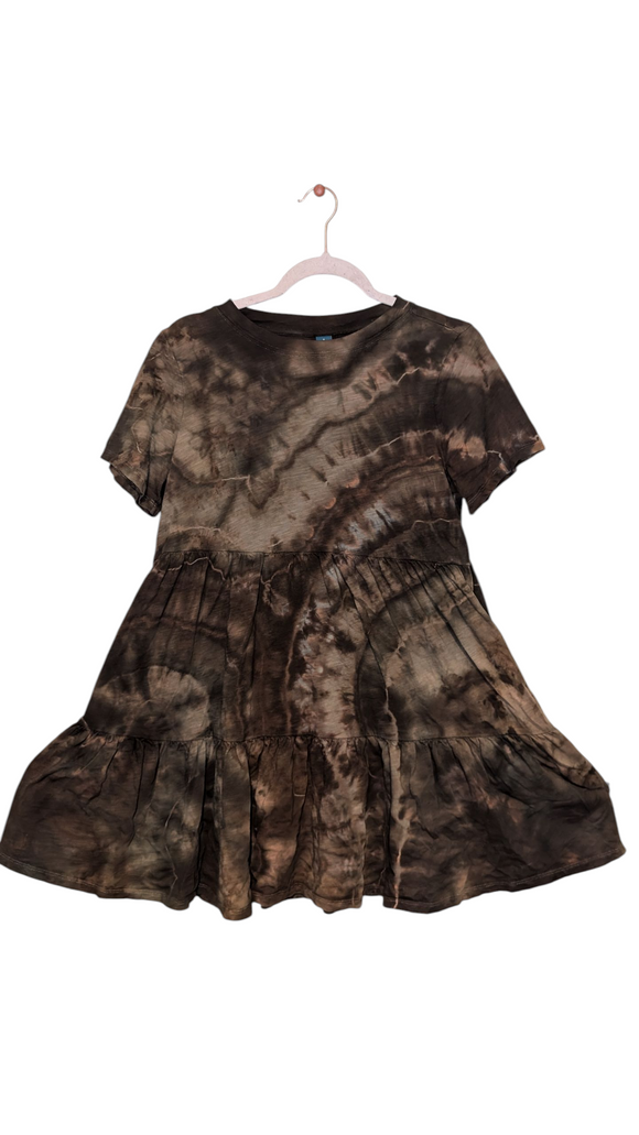 Small tiered dress with pockets