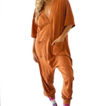 Oversized Natural Life jumpsuit with pockets