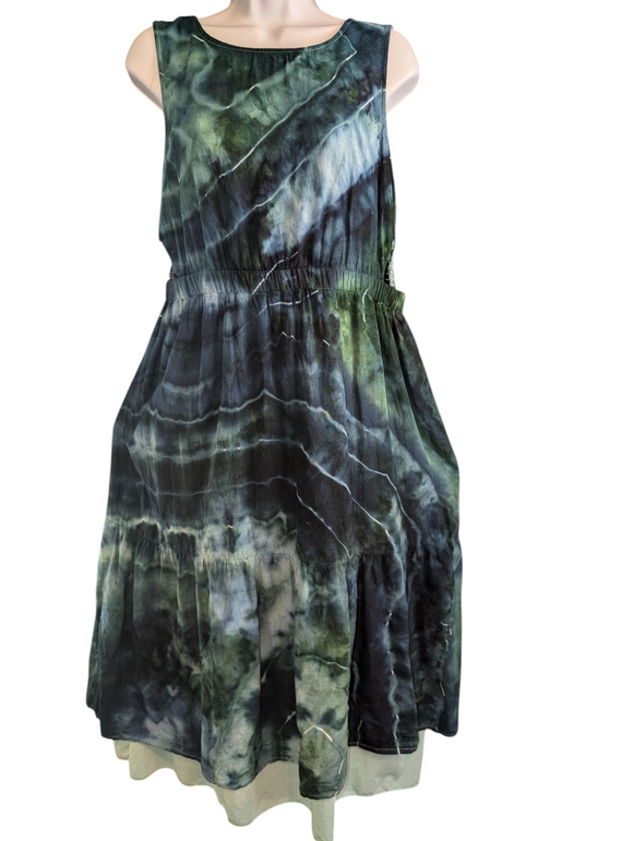 Large cut out side dress