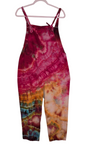 Medium cotton overalls with tie straps