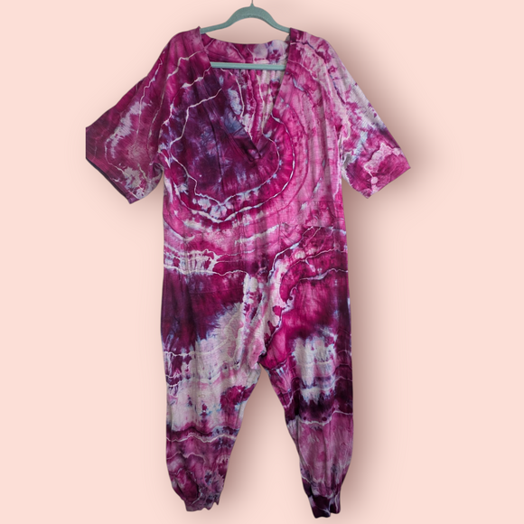 Oversized Natural Life jumpsuit with pockets