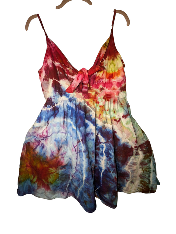 Large linen dress with pockets