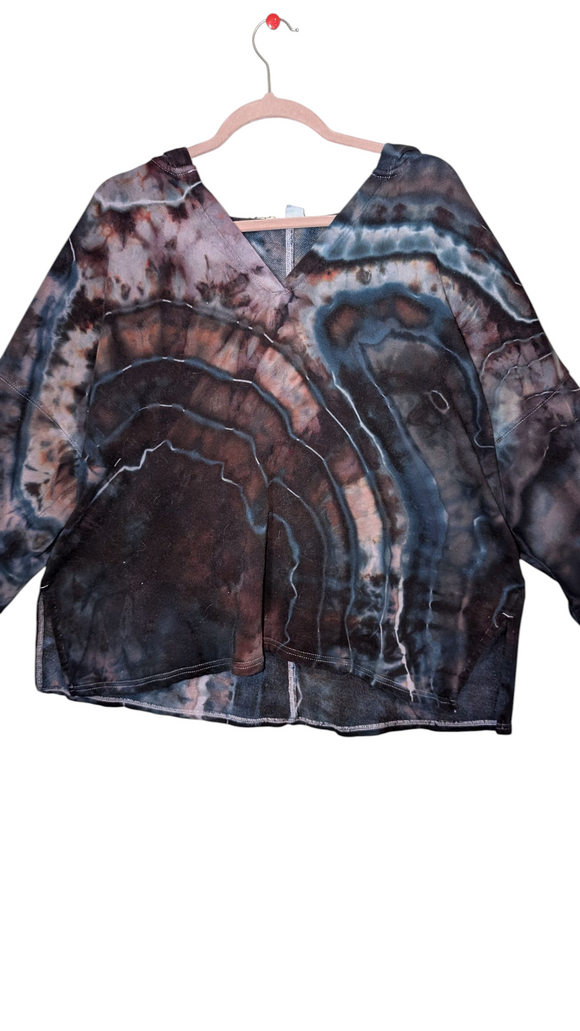 XL oversized cropped hoodie