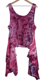 XXL flowy high-low top