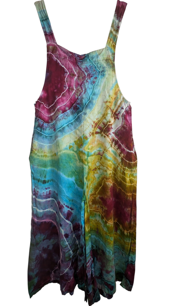 XL cropped jumpsuit with pockets