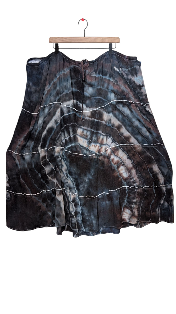 4X maxi skirt with drawstring