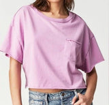 Large Free People crop with pocket