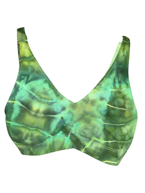 Small cotton padded bra with adjustable straps