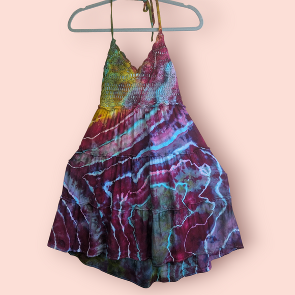 Medium crochet halter dress