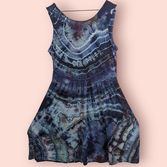 Medium tank dress ties in back