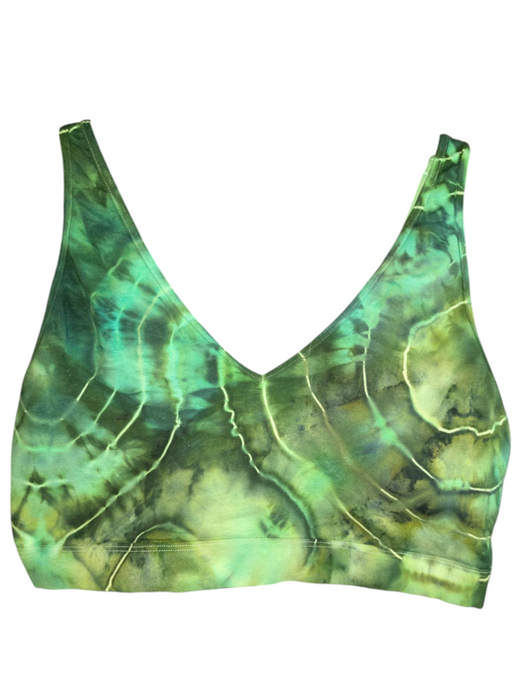 XXL cotton padded bra with adjustable straps