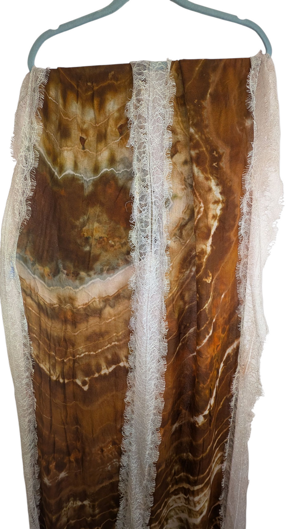 Eyelash lace scarf/wrap