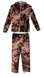 Medium velour zip up hoodie with pants set