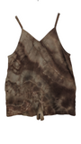 Medium romper with pockets and adjustable straps