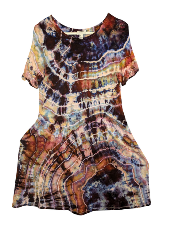 Small babydoll dress stretch tencel fabric