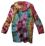 XL zip up hoodie with tie waist