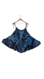 Large tiered flowy top with tie straps and seashells