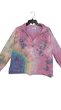Large collared sweatshirt