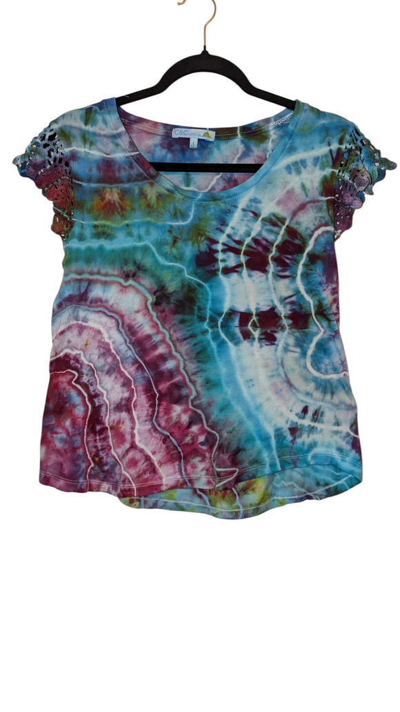 Small crochet sleeve top