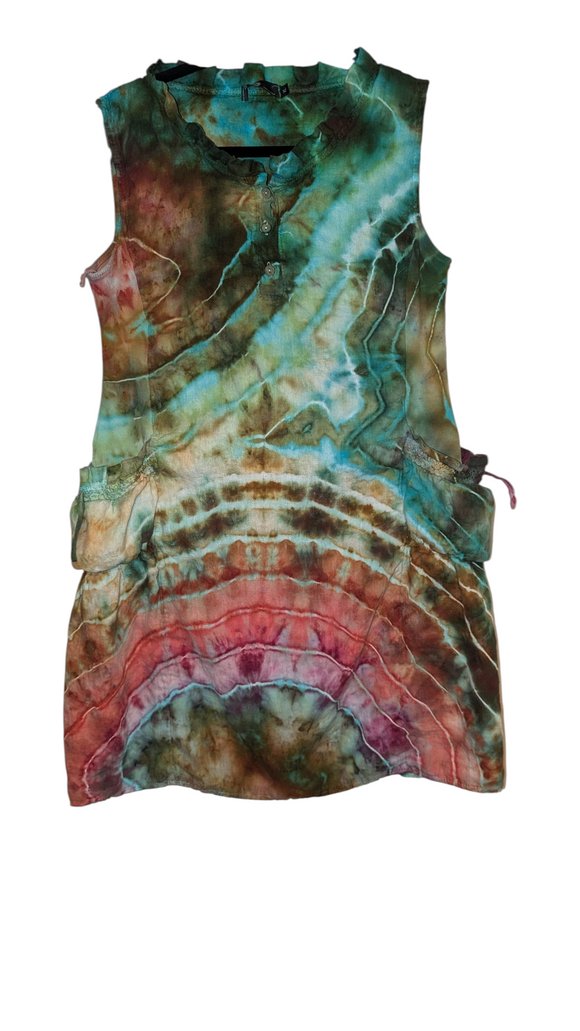 XL linen dress with pockets