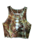 Small moon phase crop top