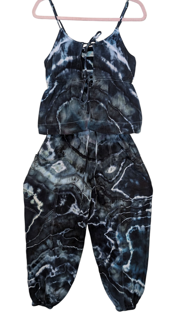 Medium cotton harem pants set