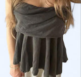 Large Aerie strapless babydoll top