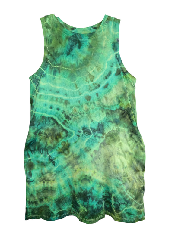 Medium tank dress with pockets